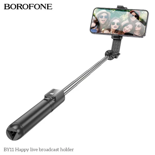 Монопод для селфи Borofone BY11 Happy live broadcast holder [Black]